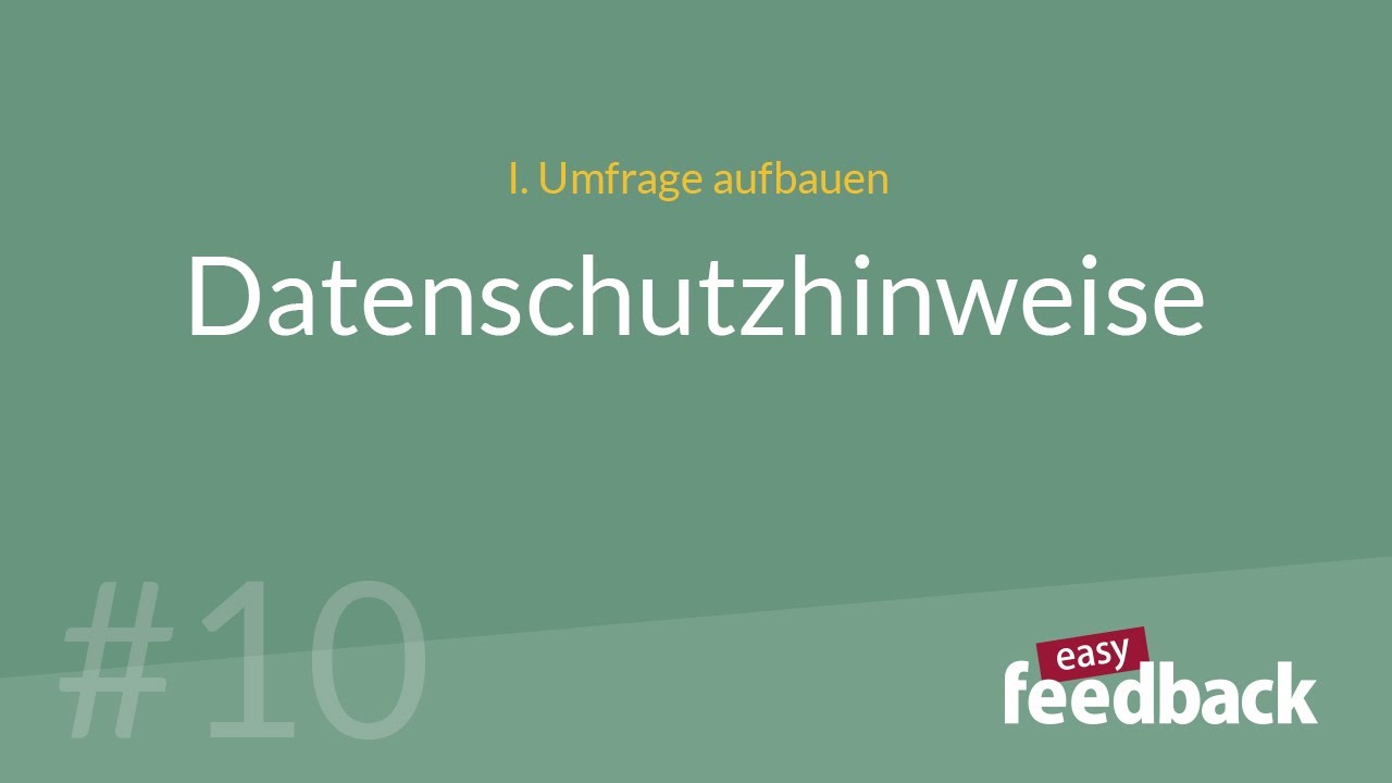 Datenschutzhinweise