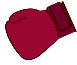 Der Boxkampf beginnt rechts